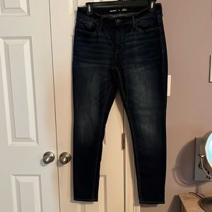 Old Navy Mid-Rise Rockstar Super Skinny Jean 14 Long